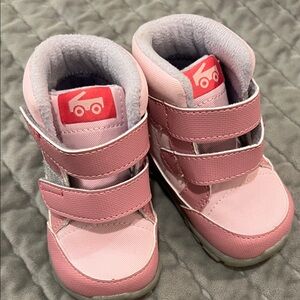 See Kai Run Pink Kids Boots with Velcro Straps